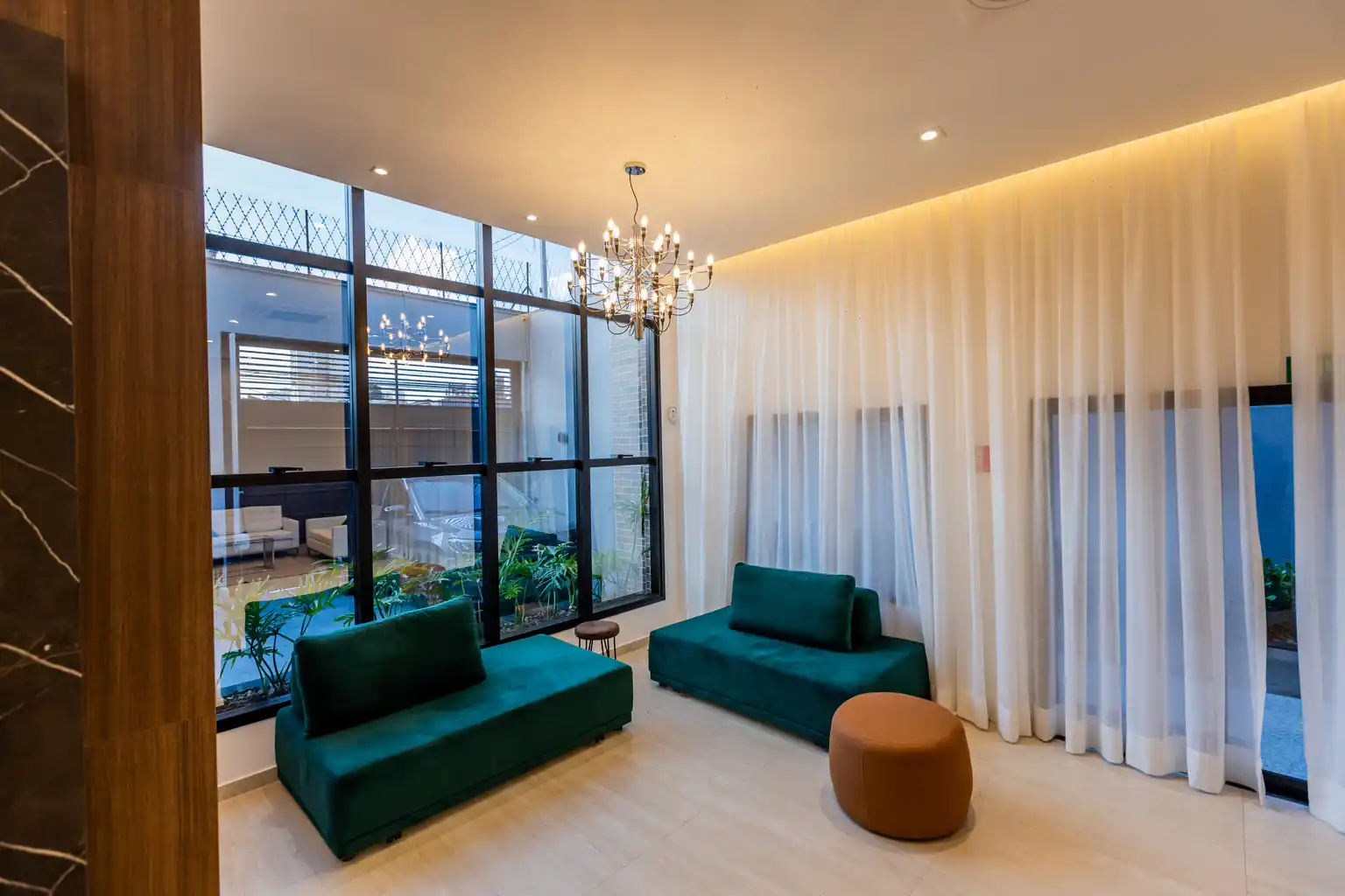 Salão decorado da Casa Versatt